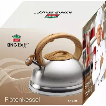 Varná konvice Konvice tradiční ocelová Kinghoff 3 l šedá