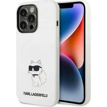 Pouzdro na mobilní telefon Zadní Kryt Karl Lagerfeld pro Apple iPhone 14 Pro Max, bílý