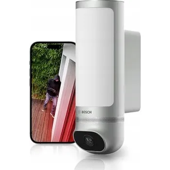 IP kamera BOSCH Inteligentní venkovní bezpečnostní kamera 1080p Full-HD, stříbrná