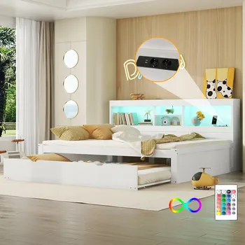 Postel Jednolůžková dřevěná postel Arhatreya 140x200 cm bílá