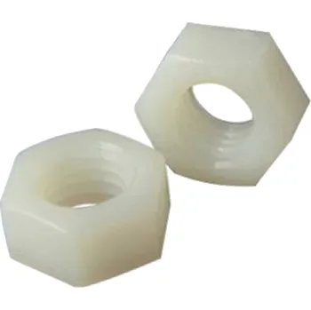 Matice ŠESTIHRANNÁ MATICE M5 PLASTOVÁ NYLONOVÁ 10 KS