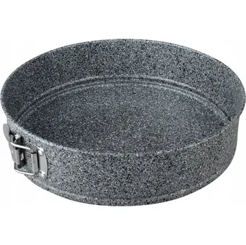 Forma na pečení FORMA NA DORT KULATÝ ROZEPÍNACÍ FORMA NA PEČENÍ TĚSTA ČERNÁ 26 CM