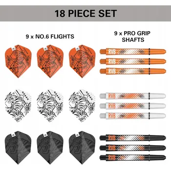 Pírka + GRIPY TARGET PRO ŠIPKY DO DARTU 9 RAYMON VAN BARNEVELD