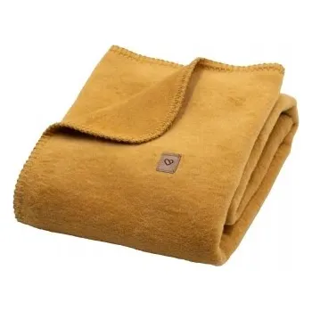 Dětská deka BAVLNĚNÁ DEKA 75X100 DĚTSKÁ HOŘČICOVÁ DEKA PRO DĚTI TEPLÁ SILNÁ