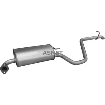 Výfukový systém Zadní tlumič výfuku ASMET 15.011