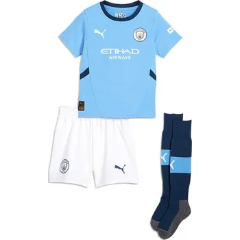 Dětský set Puma Manchester City Jr RP Home Mini Kit Light Blue 110