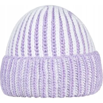 Čepice Čepice BALLOON s vlnou LILA- ECRU