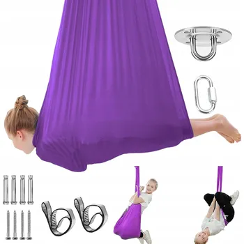 Dětská houpačka Smyslová houpačka Kokon pro děti s autismem, terapie, 280x100 cm