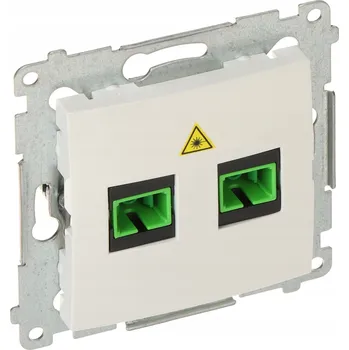 Elektrická zásuvka Internetová zásuvka nástěnná Kontakt-simon bílá