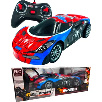 RC model auta Sportovní auto Spiderman na dálkové ovládání, RC auto s osvětlením