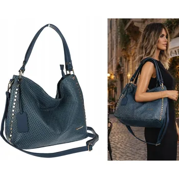 Kabelka CHARRO kabelka eko kůže modrá