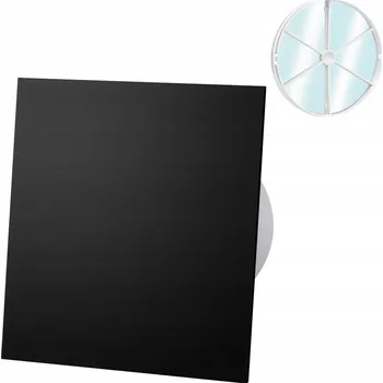 Domácí ventilátor Koupelnový ventilátor F.H. ANA DM100TSHSPCZMATZZ 100 mm