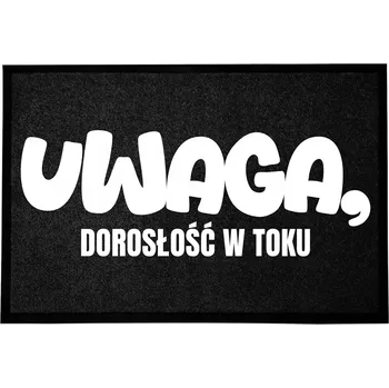 Rohožka ČERNÁ ROHOŽKA PŘED DVEŘE 60X40CM - DOROST V PROCESU