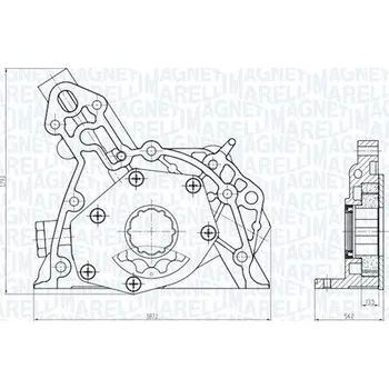 Motor automobilu Olejové čerpadlo MAGNETI MARELLI 351516000143