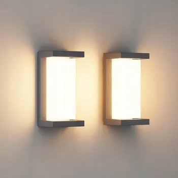 Venkovní osvětlení Klighten 2 kusy LED venkovní nástěnné svítidlo 24W 3000K IP65