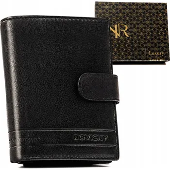 Peněženka Rovicky pánská peněženka z pravé kůže černá - muž