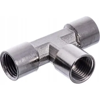 Příslušenství ke kompresoru PNEUMATICKÁ SPOJKA T-ROZDĚLOVAČ 1/4" ZÁVIT OCELOVÁ T-SPOJKA RYCHLOSPOJKA HADICE