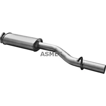 Tlumič výfuku Střední tlumič výfuku ASMET 01.025