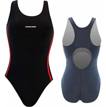 Dámské plavky Sesto Senso BD 721 černé plavky XXL