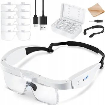 Lupa LUPA S LED OSVĚTLENÍM NABÍJENÁ PŘES USB PRO HODINÁŘE A ZLATNÍKY