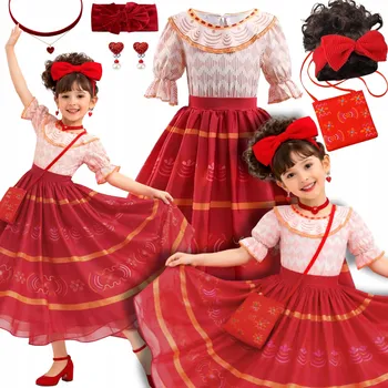 KOSTÝM MEXICKÉ ŠATY MEXICKÝ STYL TANEČNICE KARNEVAL RIO 122 128