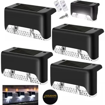 Venkovní osvětlení 4X VENKOVNÍ LED SVÍTIDLO NÁSTĚNNÉ SE SENZOREM POHYBU ZAHRADNÍ