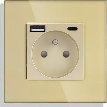 Elektrická zásuvka Elektrická Zásuvka , USB zásuvka eLumos Gold