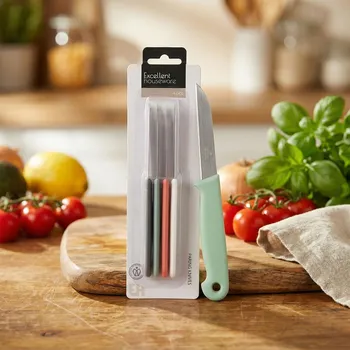 Sada nožů na loupání se zoubky MONDEX EXCELLENT HOUSEWARE vícebarevná 4 ks