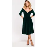 MOE koktejlové šaty klasického střihu midi velikosti M