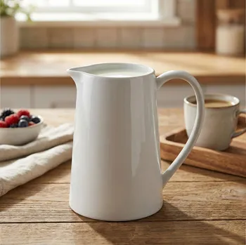 Konvička na mléko Džbánek MONDEX BASIC 510 ml bílý