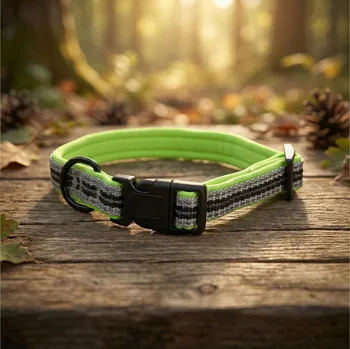 Obojek pro psa Obojek pro psa MONDEX zeleno-šedý