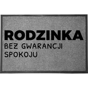 Rohožka Vstupní rohožka šedá 40x60 cm ke dveřím - Rodinka s humorem (bez záruky)