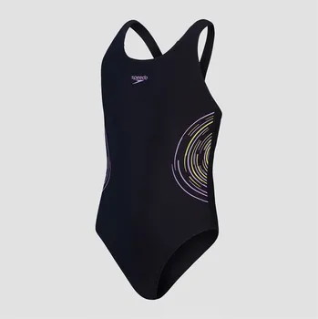 Dětská móda Speedo Black purple 4421063 7-8
