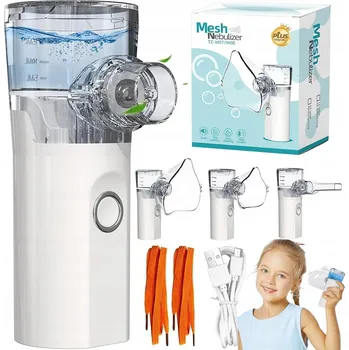 NEBULIZÁTOR AKUMULÁTOROVÁ SADA S MASKOU DÁREK PRO DĚTI I DOSPĚLÉ