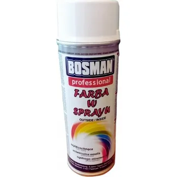 Barva ve spreji Barva ve ve spreji BOSMAN 400ml - černá matná