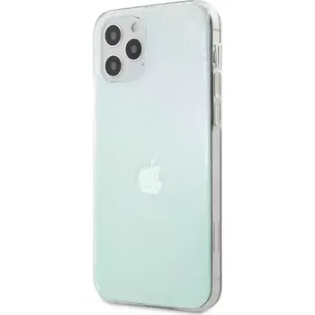 Pouzdro na mobilní telefon GUESS 3D Raised Zadní Kryt pro Apple iPhone 12 12 Pro Iridescent (3700740481011)