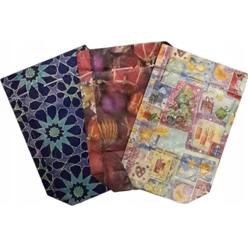 Dárková taška Sáčky na balení vánočních dárků, 3 ks, mix vzorů