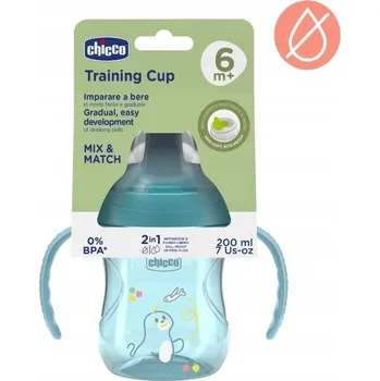 180639 HRNEK NETEKOUCÍ S TVRDÝM NÁUSTKEM 200 ML 6+ MODRÝ