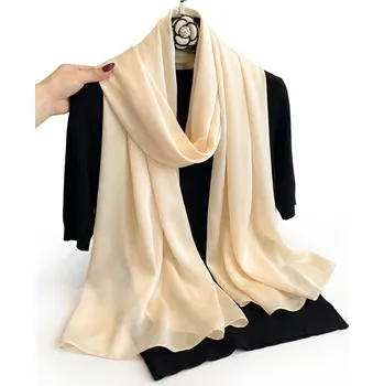 Šála B-TOP Nadčasový krémový šál s jemným leskem