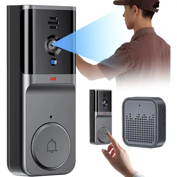 IP kamera BEZDRÁTOVÝ VIDEOZVONEK UNIVERZÁLNÍ WIFI S NOČNÍM VIDĚNÍM A HD AUDIO