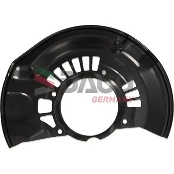 Brzdový kotouč Ochranný plech proti rozstřikování, brzdový kotouč DACO 613912