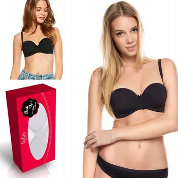 Dámské spodní prádlo Podprsenka Esotiq raff bardotka černá 65C