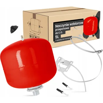 Expanzní nádoba Expanzní nádoba pro topení C.O. 5L Membrána Nádrž Objímka