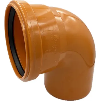 kanalizace Kanalizační koleno Pipelife 87° 160 mm oranžové