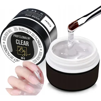 Lak na nehty Stavební Gel BUILDER GEL na nehty průhledný TPO FREE 50g