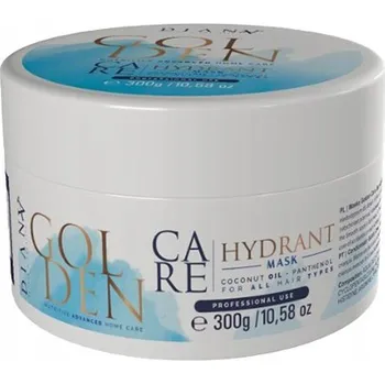Vlasová regenerace Diana Beauty Golden Protein Blue Care Vyživující maska po procedurách 300 g