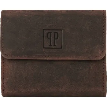 Peněženka Paolo Peruzzi hnědá kožená peněženka - dámská
