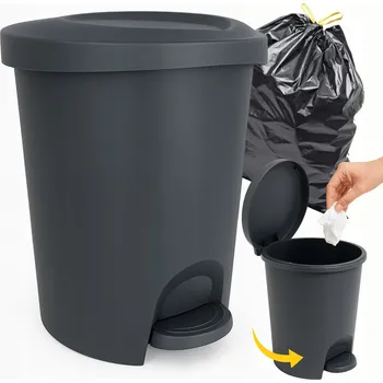 Odpadkový koš Odpadkový koš Kamai 6 l šedý