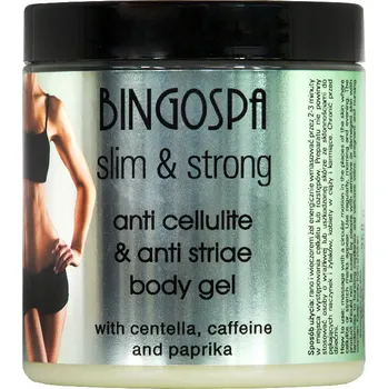 Celulitida a strie Gel proti celulitidě, Proti striím a jizvám BINGOSPA 250g ml 250 g