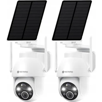 IP kamera YESYAMO Sada 2 Venkovních Kamer 2K Solární WiFi 2,4 GHz PTZ 360 Stupňů